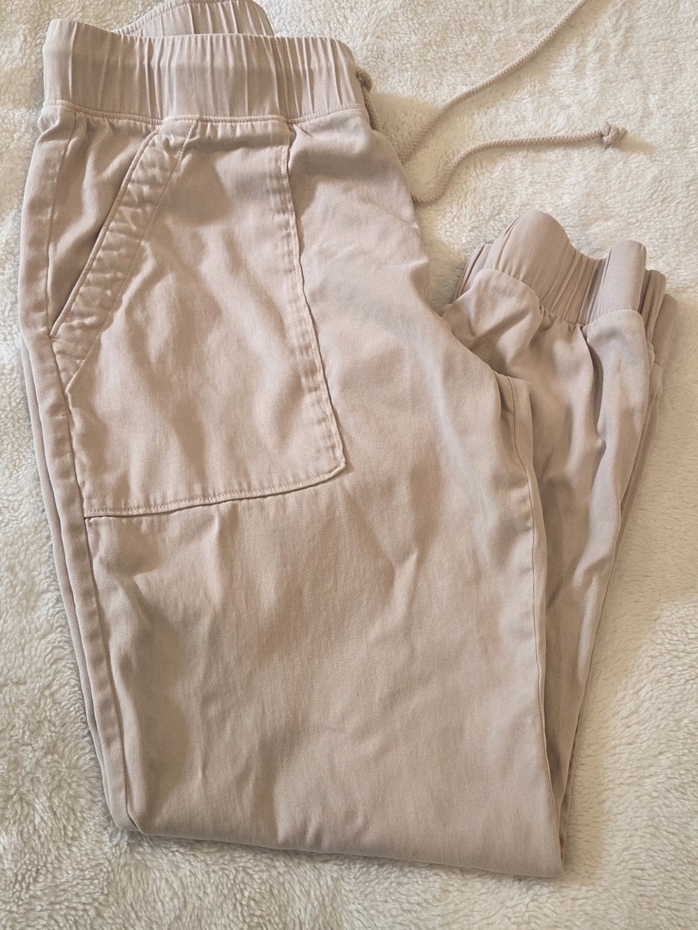 Bella Dahl Neutral Beige Joggers - W Medium